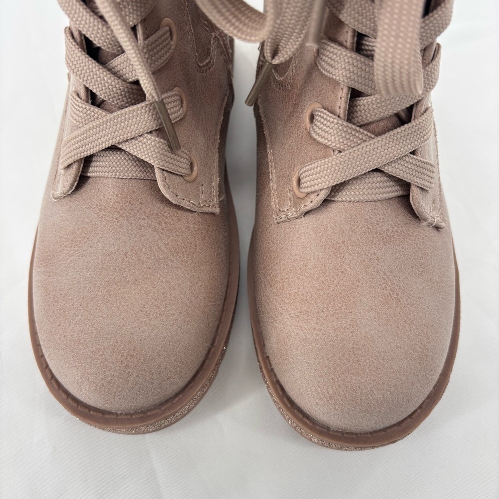 Mia Kids Girls’ Everli Glitter Combat Boot in Blush Size 13 w Side Zipper NWOT - Picture 3 of 14